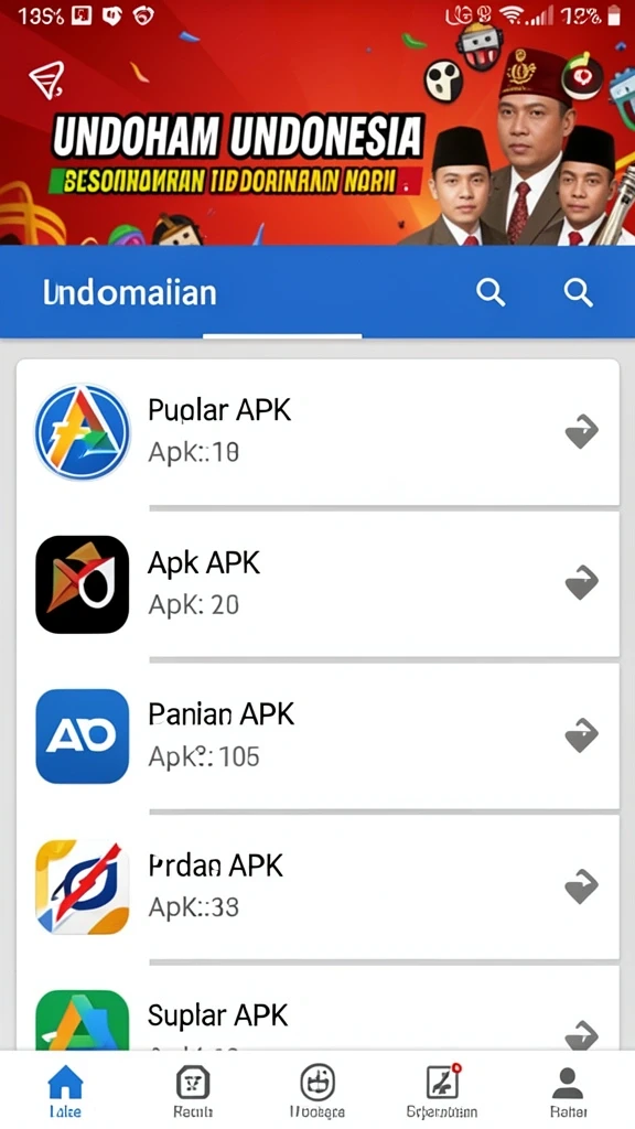 Tampilan antarmuka yang user-friendly.