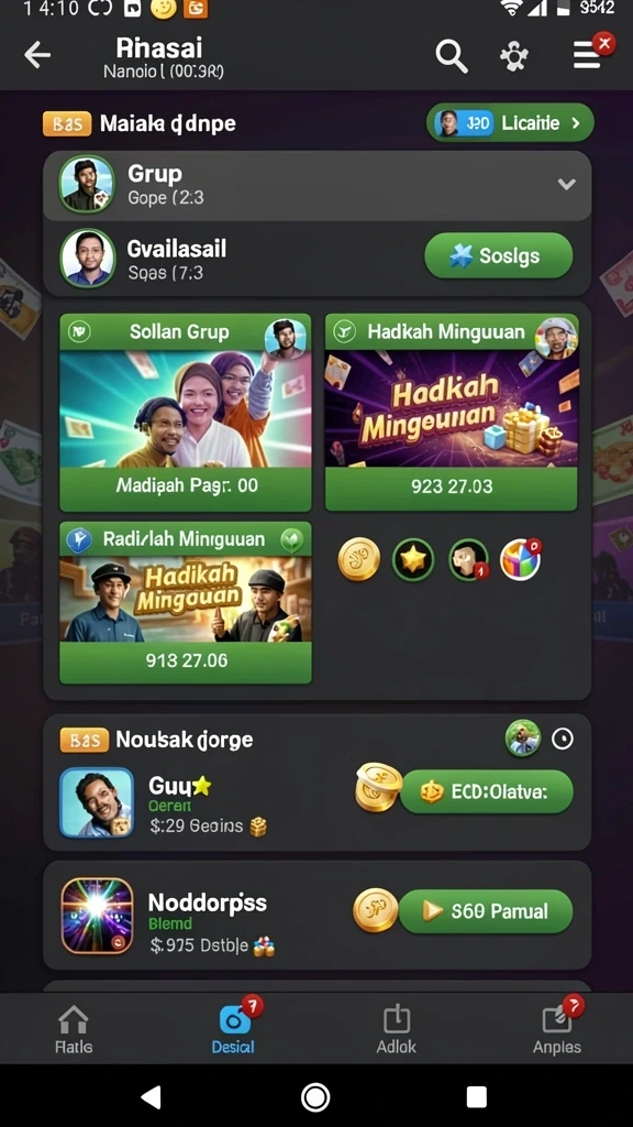 Fitur bonus memberikan pengalaman bermain yang lebih menarik.