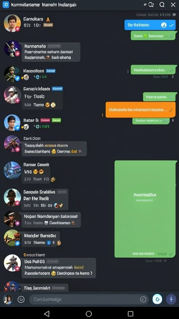 Tampilan awal yang menarik dengan karakter unik.