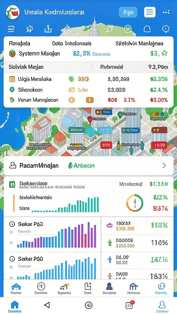 Tantangan mendebarkan di setiap level permainan.