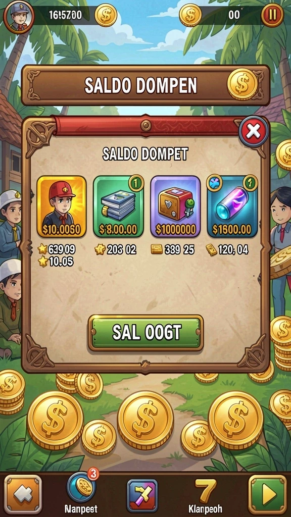 Screenshot saat pemain berpartisipasi dalam event menarik.