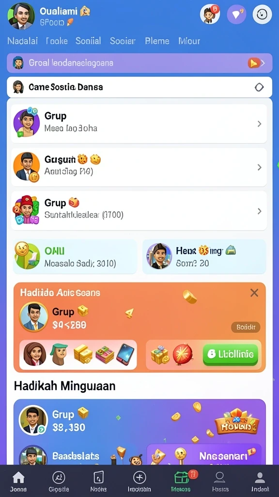 Screenshot menunjukkan karakter baru dalam permainan.