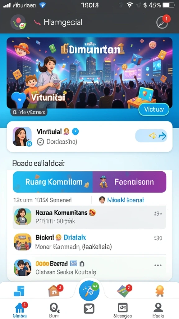 Tampilan antarmuka yang ramah pengguna.