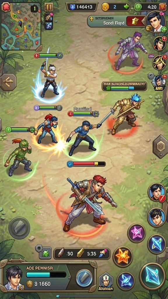 Bersemunya berbagai karakter menarik dalam game.