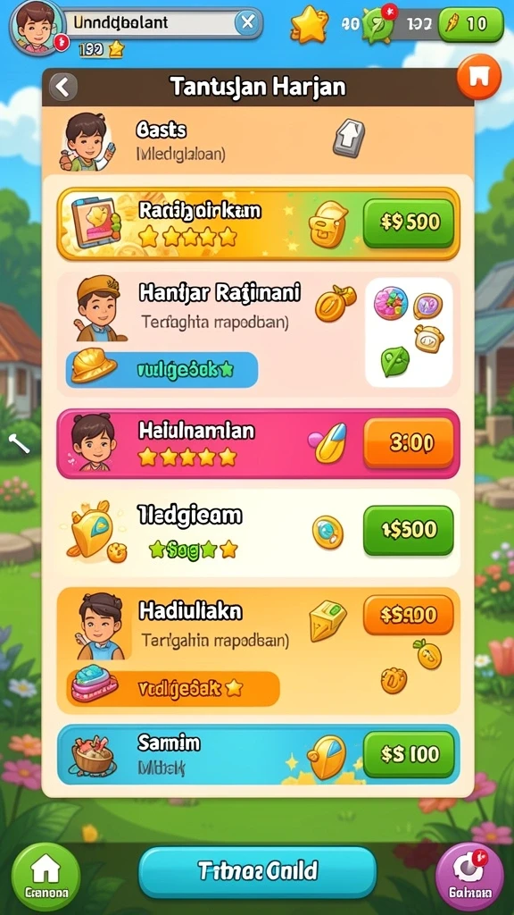 Tampilan awal aplikasi IND777 yang menarik.
