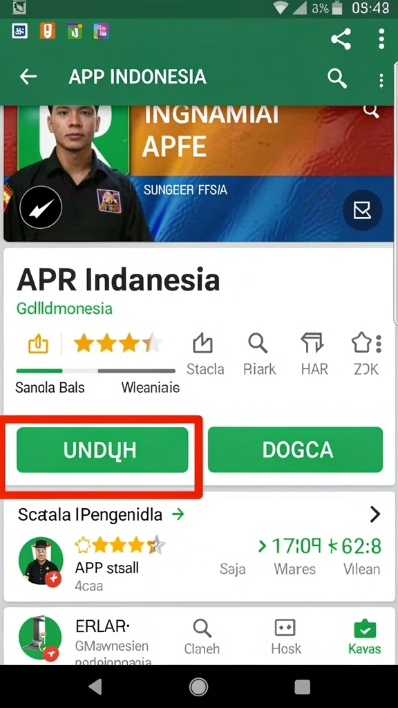 Tampilan antarmuka yang ramah pengguna.