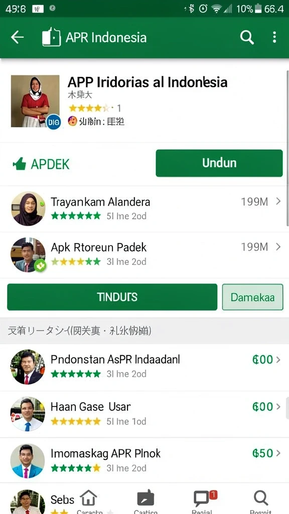 Tampilan antarmuka yang menarik dan mudah dinavigasi.