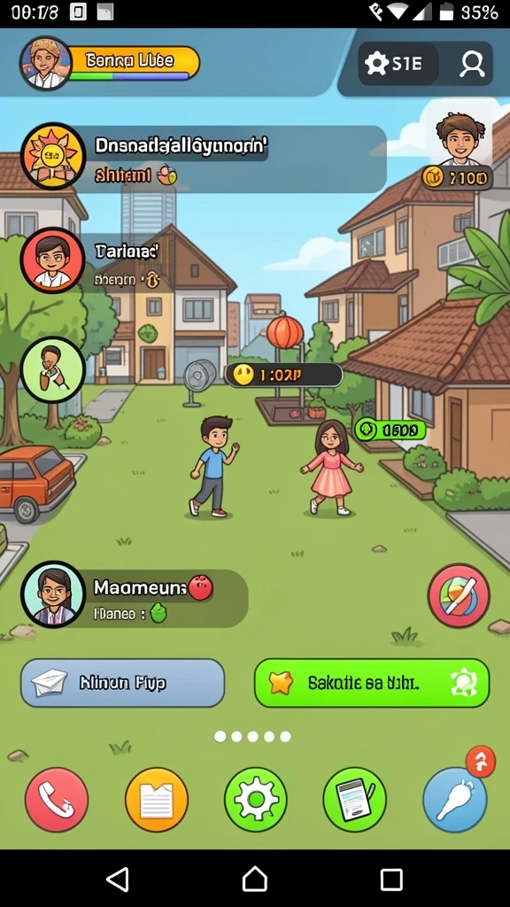 Screenshot menggambarkan visual menakjubkan dalam game.