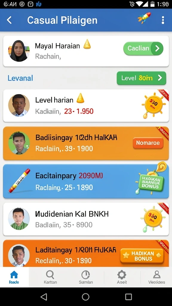 Fitur bonus menarik yang menambah keseruan bermain.