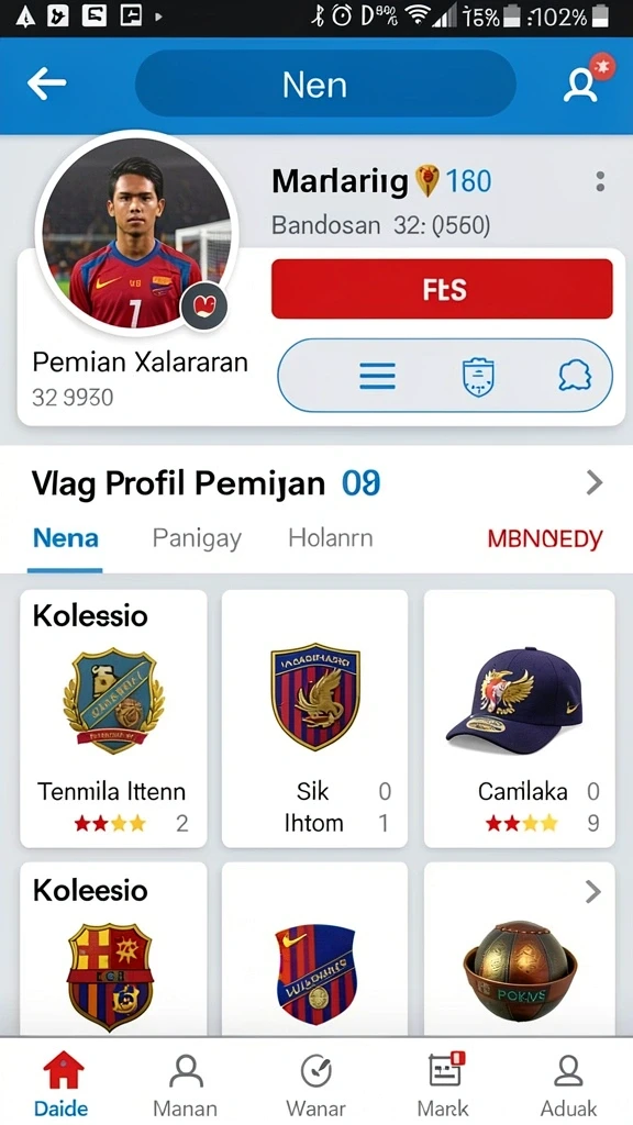 Karakter panda siap berpetualang.