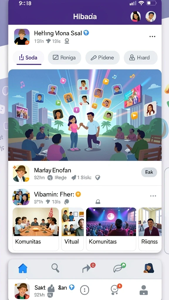 Komunitas pemain yang aktif dan bersahabat.