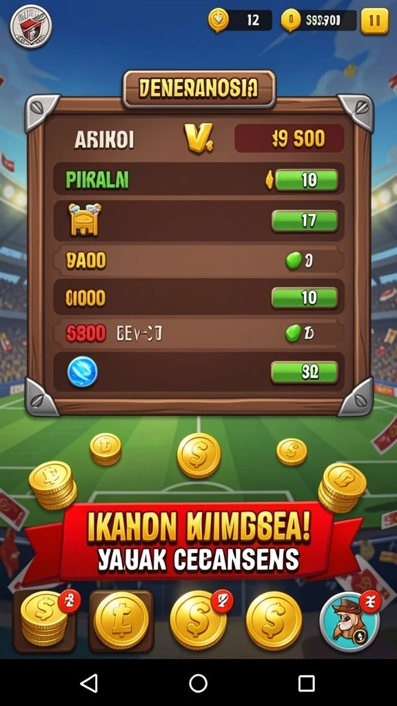 Pengaturan grafis yang memukau dan penuh warna.