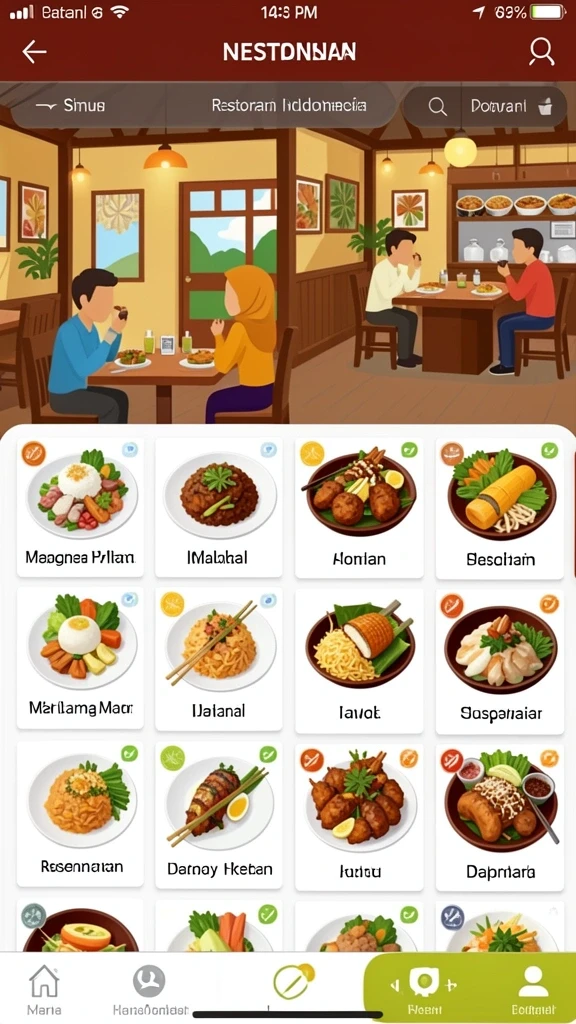 Mode permainan kompetisi yang seru.