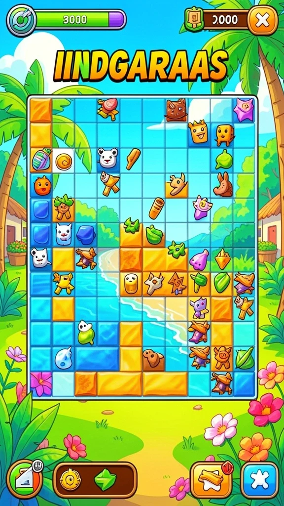 Screenshot 3: Tampilan menu dengan berbagai pilihan level.