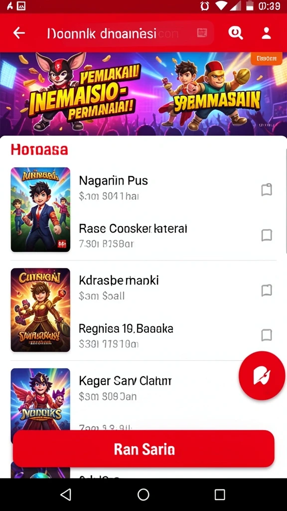 Karakter dengan desain yang unik dan menarik.