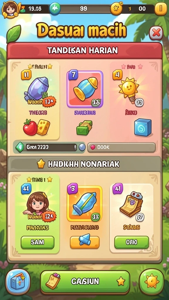 Fitur interaksi sosial untuk terhubung dengan teman.