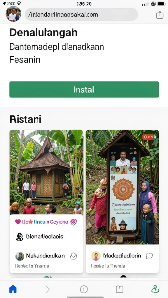 Tampilan antarmuka SPIN101 yang menarik dan mudah dinavigasi.
