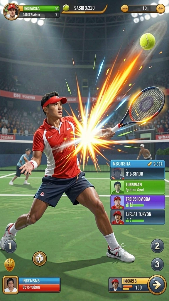 Tampilan awal game yang menarik dan penuh warna.