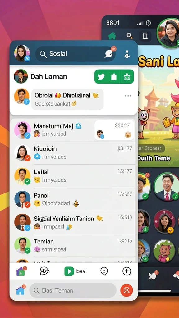 Mode multiplayer yang seru dan kompetitif.
