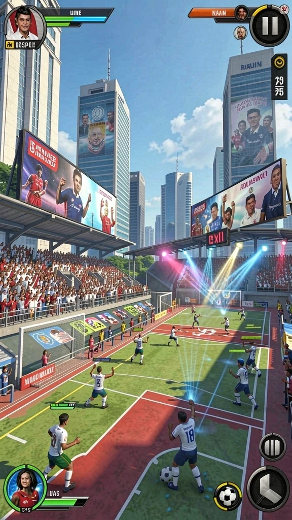 Screenshot menunjukkan gameplay yang seru dan interaktif.